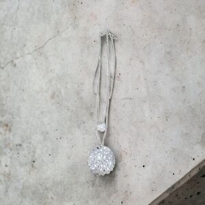 Silver and Sparkle necklace
